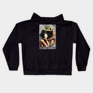 Queen of Black Painting Poster Kids Hoodie